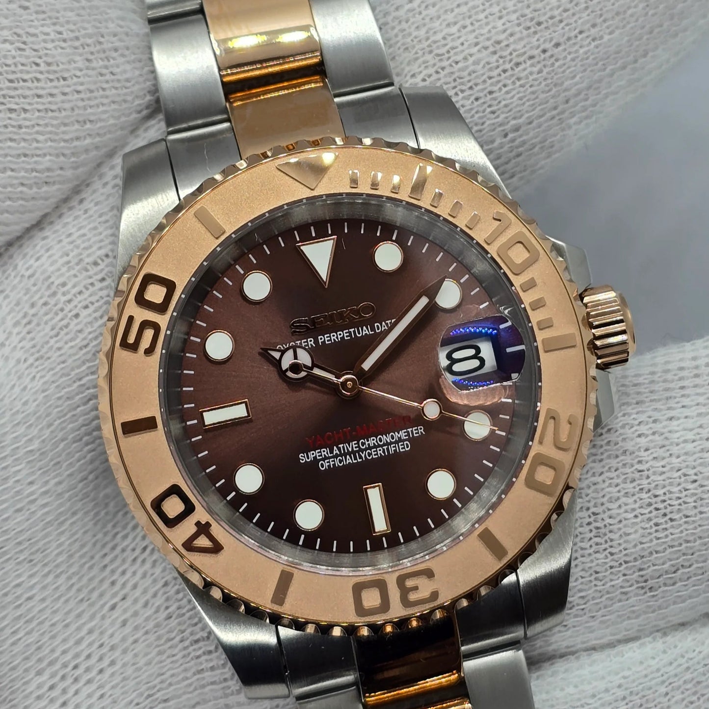 Seiko Yacht Rose Gold
