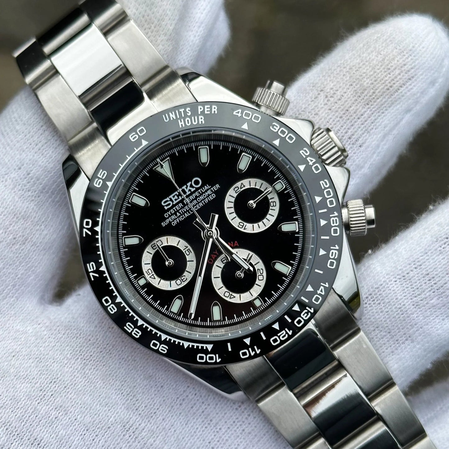 Seiko Speedtona Black