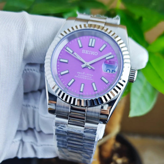 Seiko Date Purple