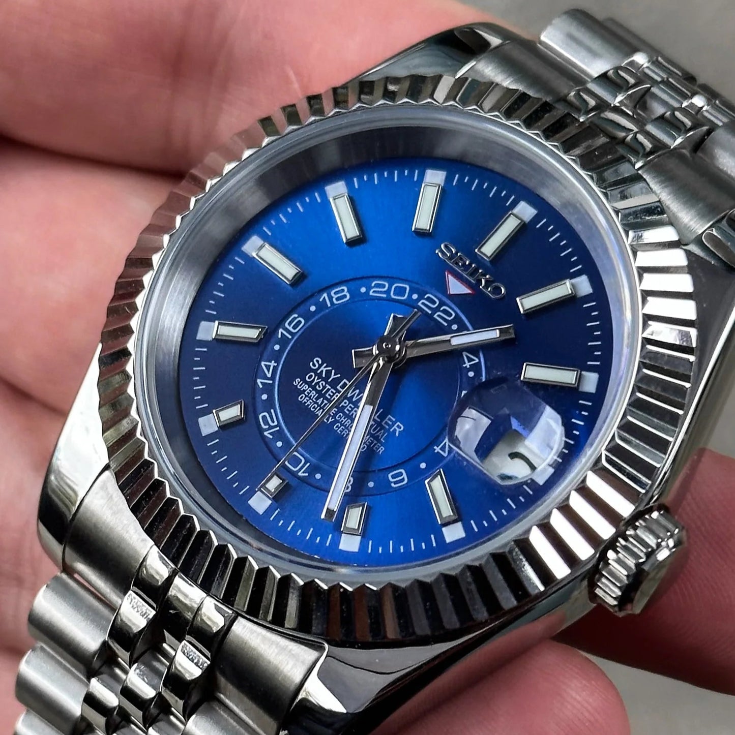 Seiko Sky-Date Blue