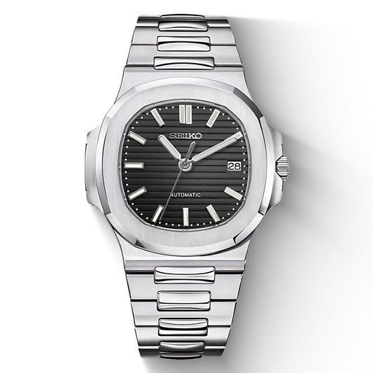 Seiko Nautiko Silver Black