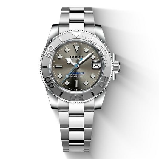 Seiko Yacht Silver Rhodium