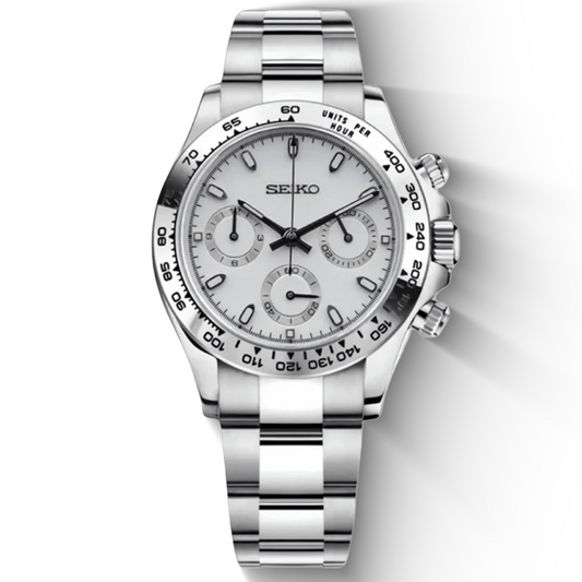 Seiko Speedtona All White