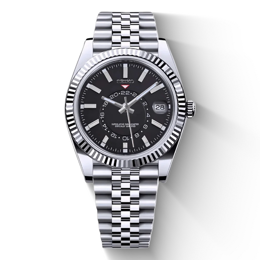 Seiko Sky-Date Black