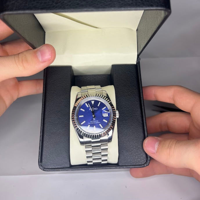 Seiko Date Blue