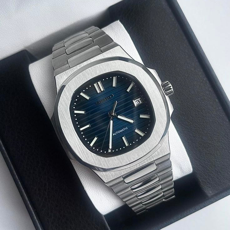 Seiko Nautiko Blue Dark Edges