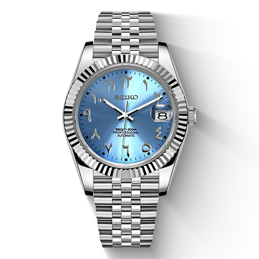 Seiko Date Arabic Ice Blue