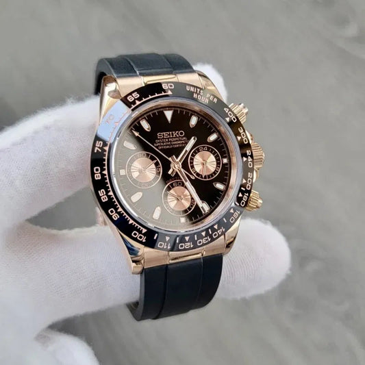 Seiko Speedtona Black/Gold