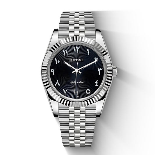 Seiko Date Arabic Black