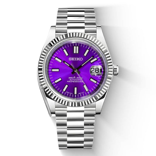 Seiko Date Purple