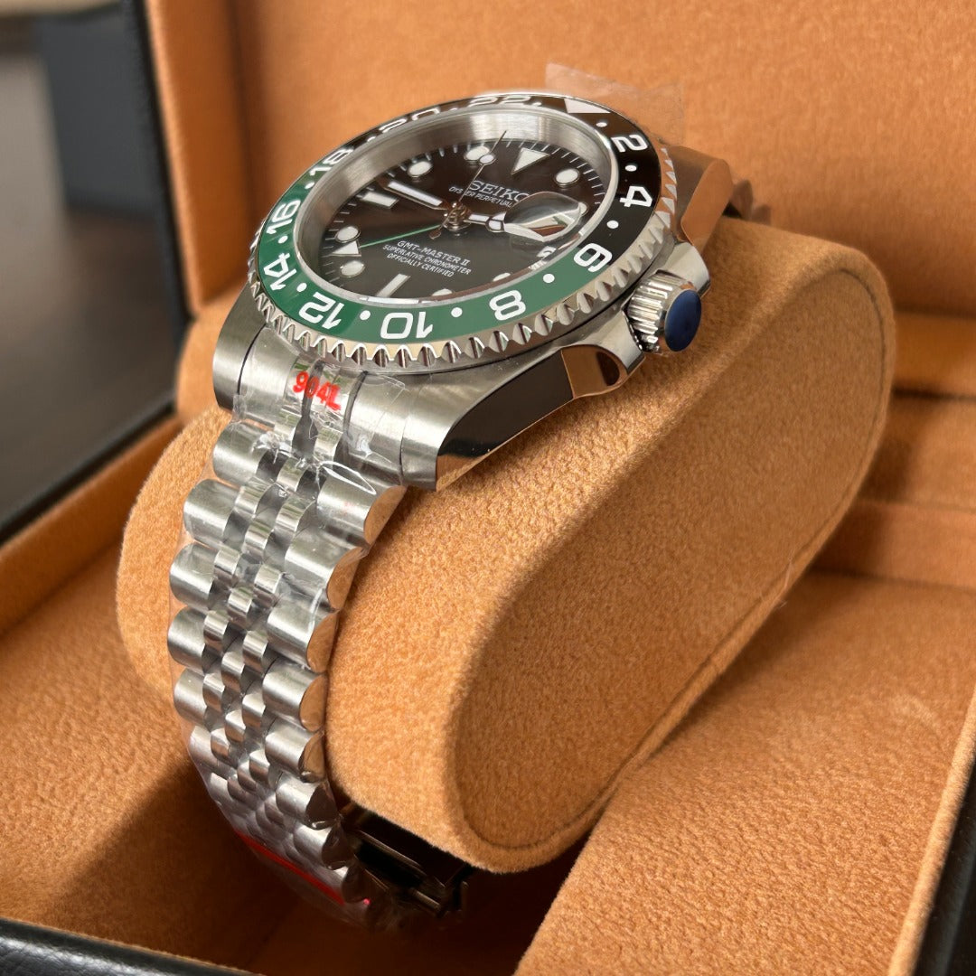 Seiko Mod GMT Bruce Wayne