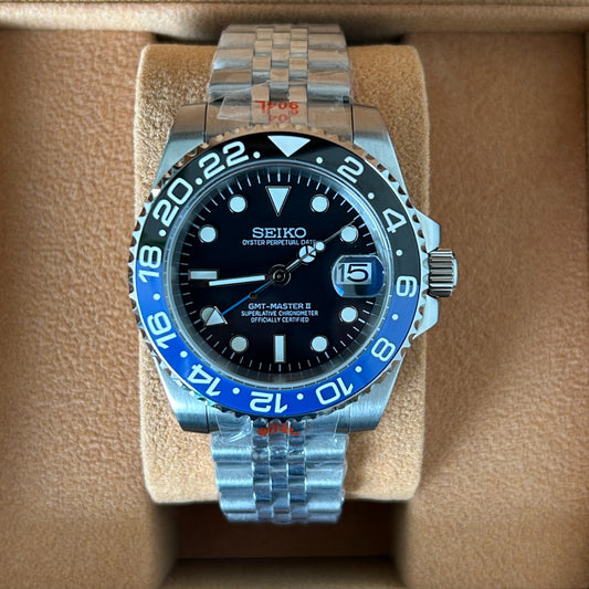 Seiko Mod GMT Batman