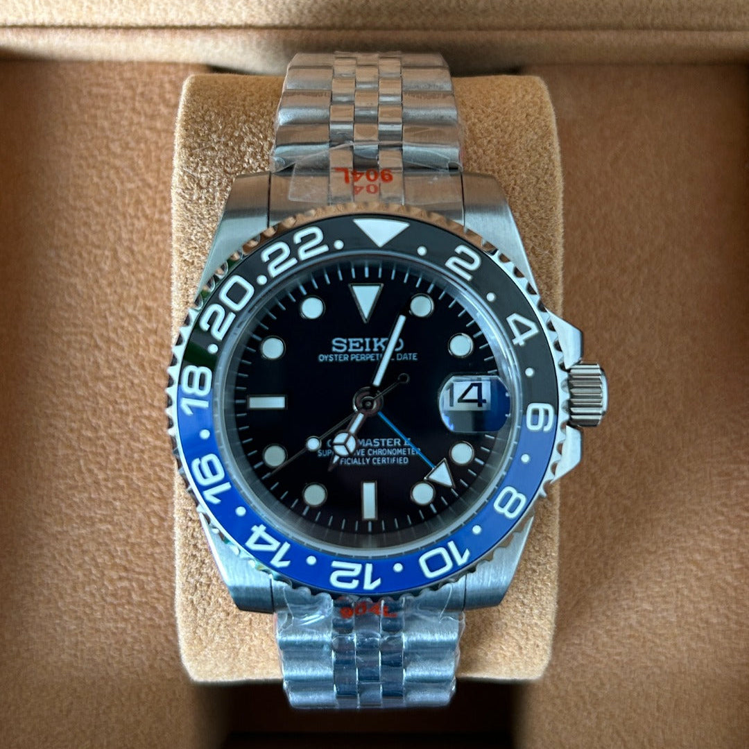 Seiko Mod GMT Batman