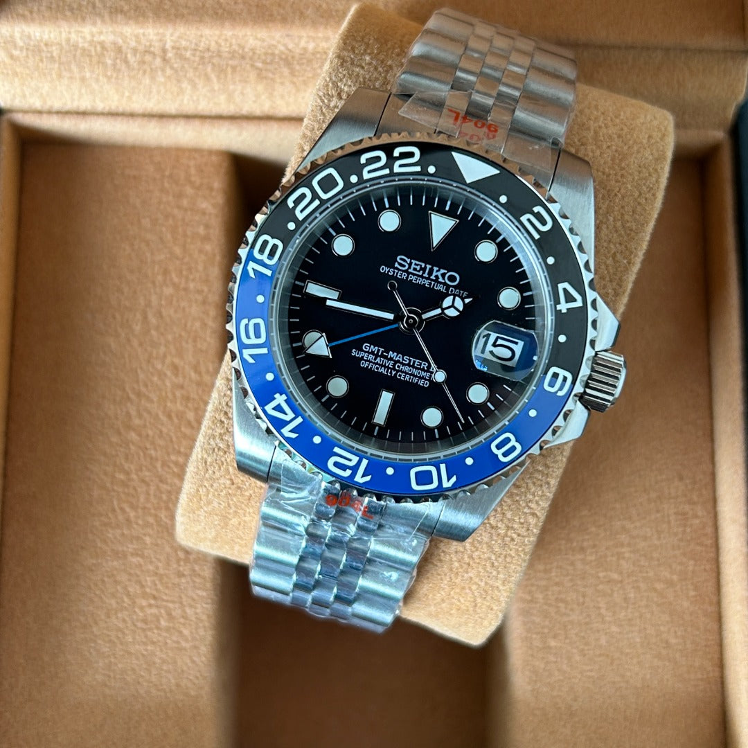 Seiko Mod GMT Batman
