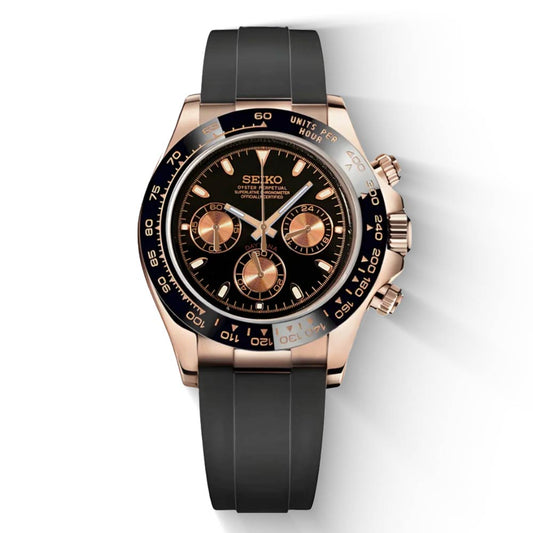 Seiko Speedtona Black/Gold