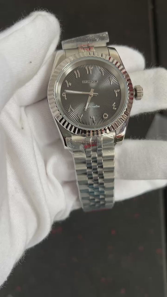 Seiko Date Arabic Black