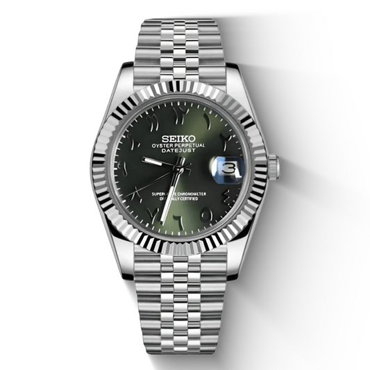 Seiko Date Khaki Arabic
