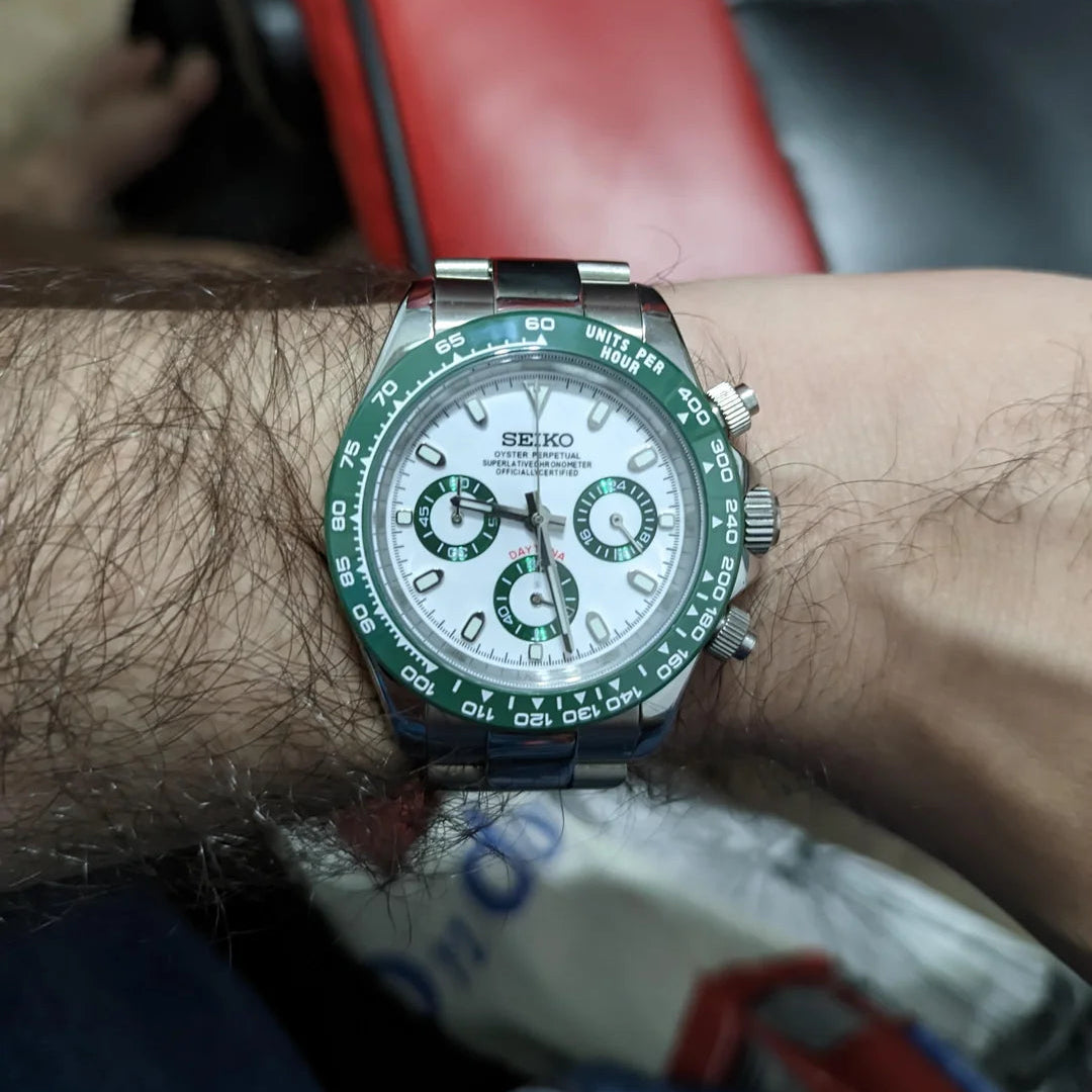 Seiko Speedtona White/Green