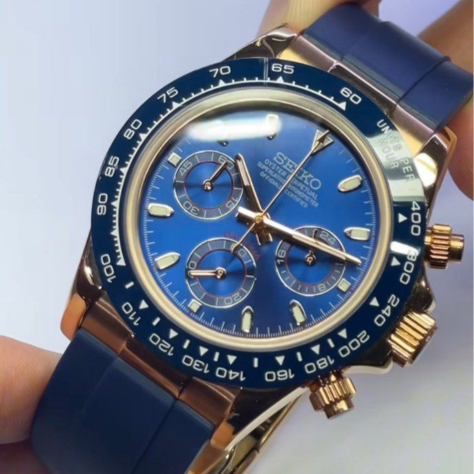 Seiko Speedtona Blue/Gold