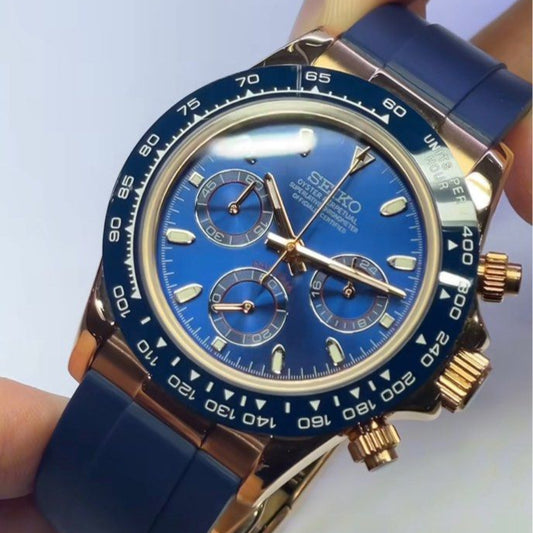 Seiko Speedtona Blue/Gold